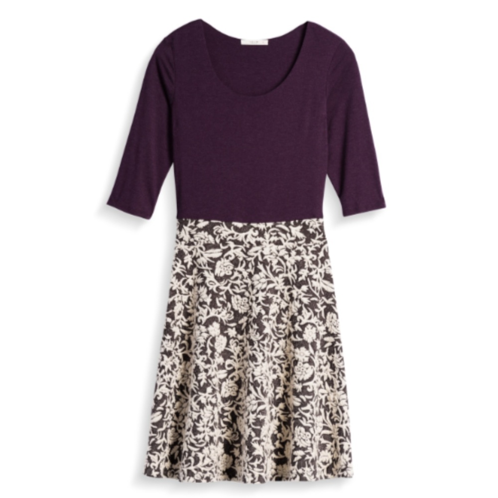 LE LIS Korrine 2fer Textured Knit Dress